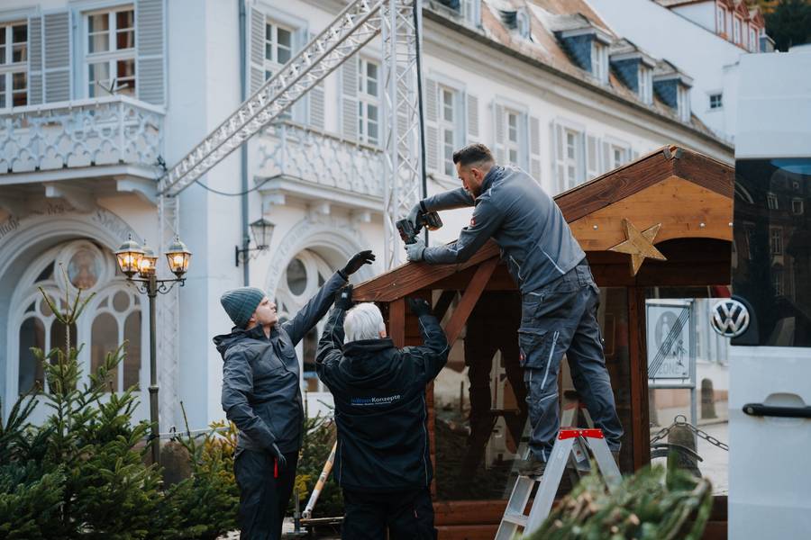 Team miltnerKonzepte beim Aufbau